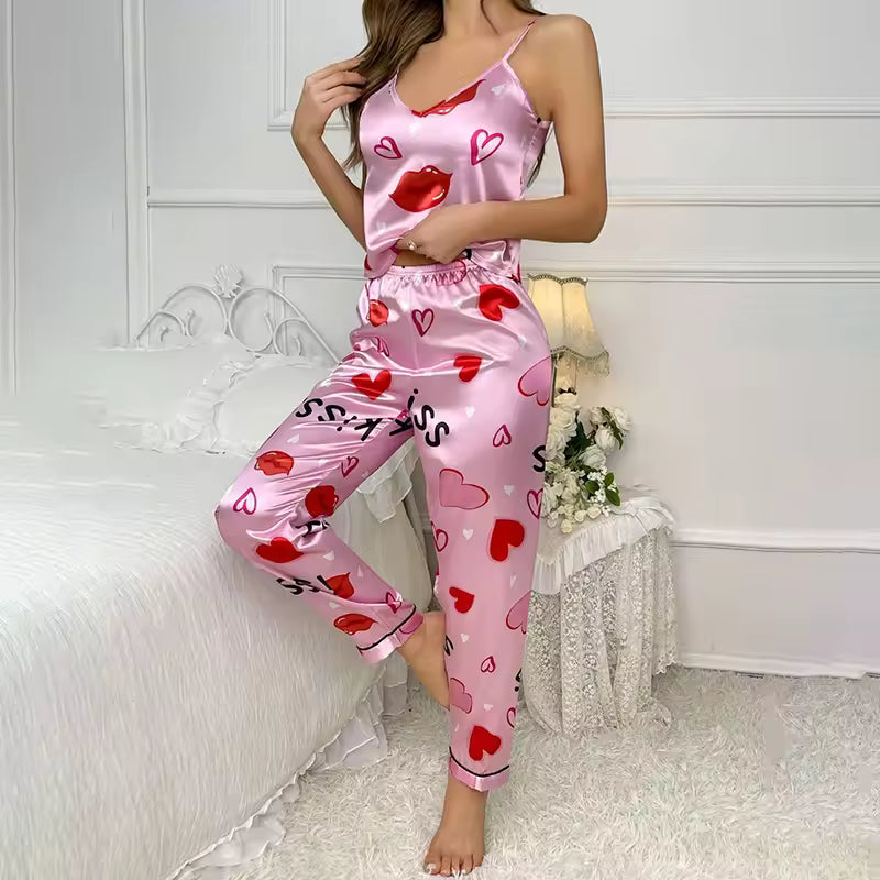 Satin Cami Romance Set