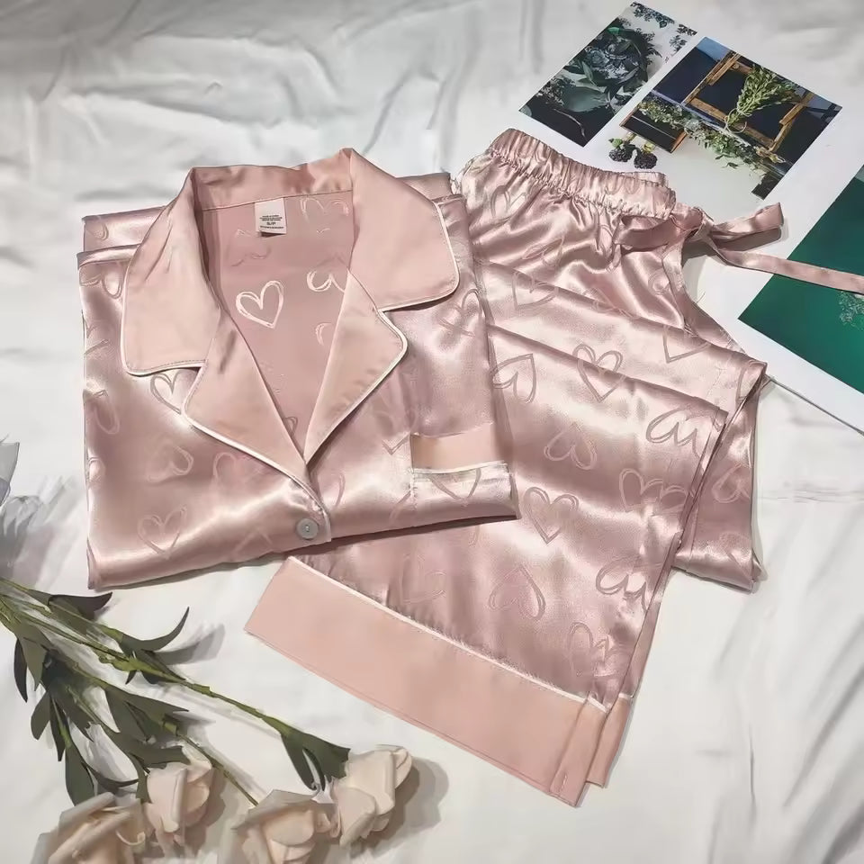 Ice Silk Heart Signature Set